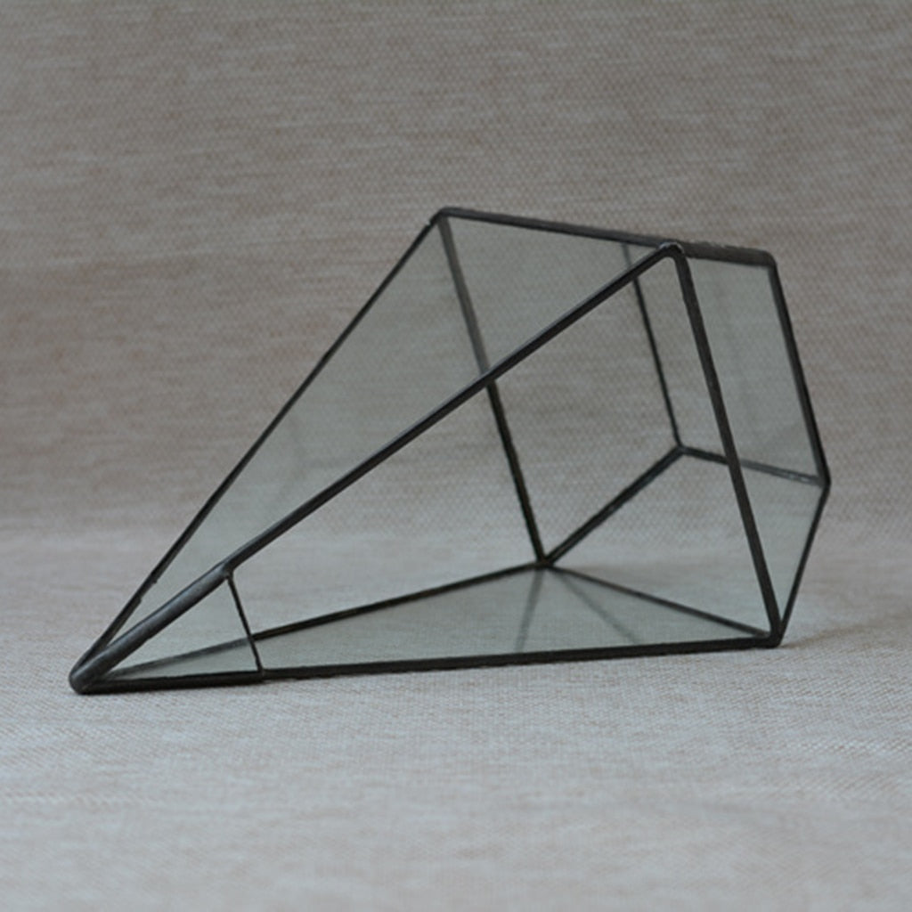 Chic Pyramid Glass Terrarium