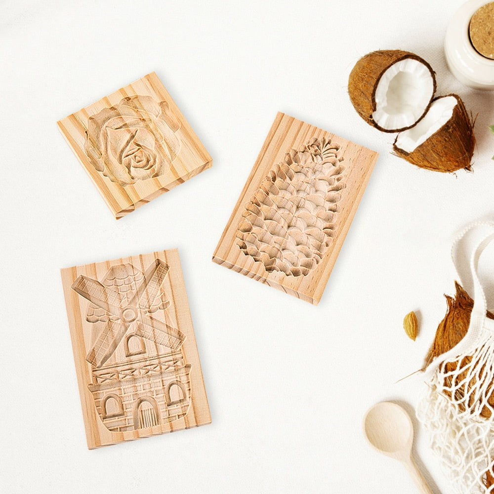 Amazing Wooden Cookie & Bread Cutter