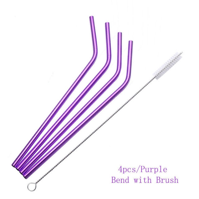 Go Green with Stainless Steel Metal Straws