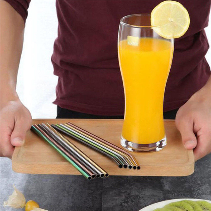 Go Green with Stainless Steel Metal Straws