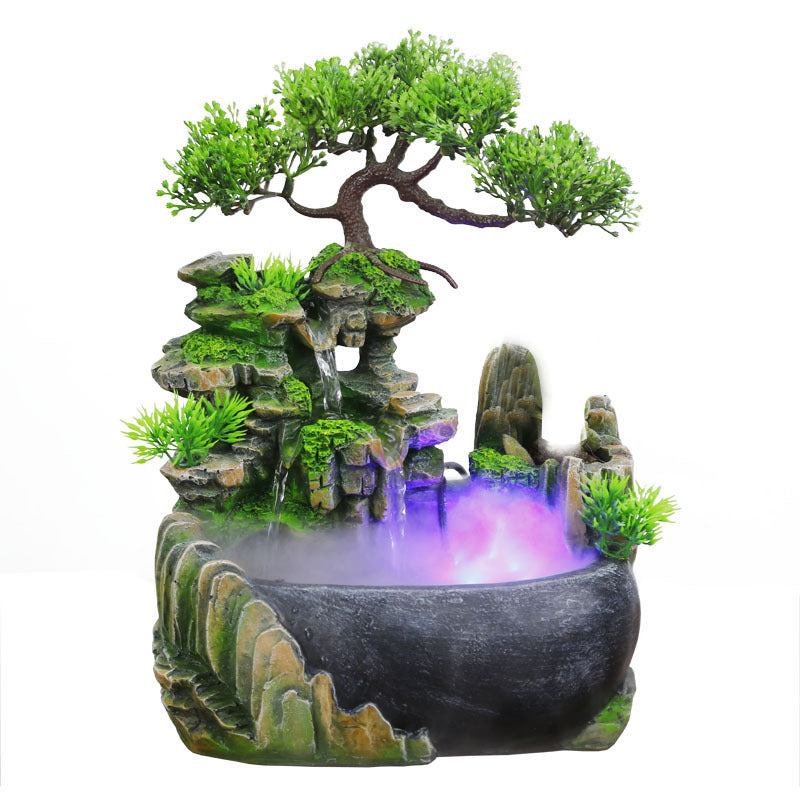 Stunning Waterfall Fountain With LED Light