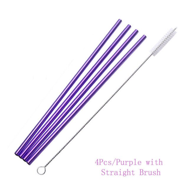 Go Green with Stainless Steel Metal Straws