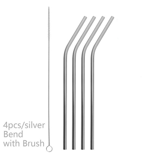 Go Green with Stainless Steel Metal Straws