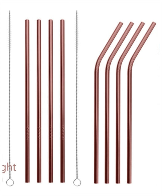 Go Green with Stainless Steel Metal Straws
