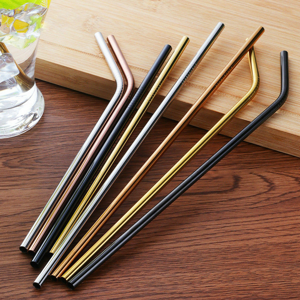 Go Green with Stainless Steel Metal Straws