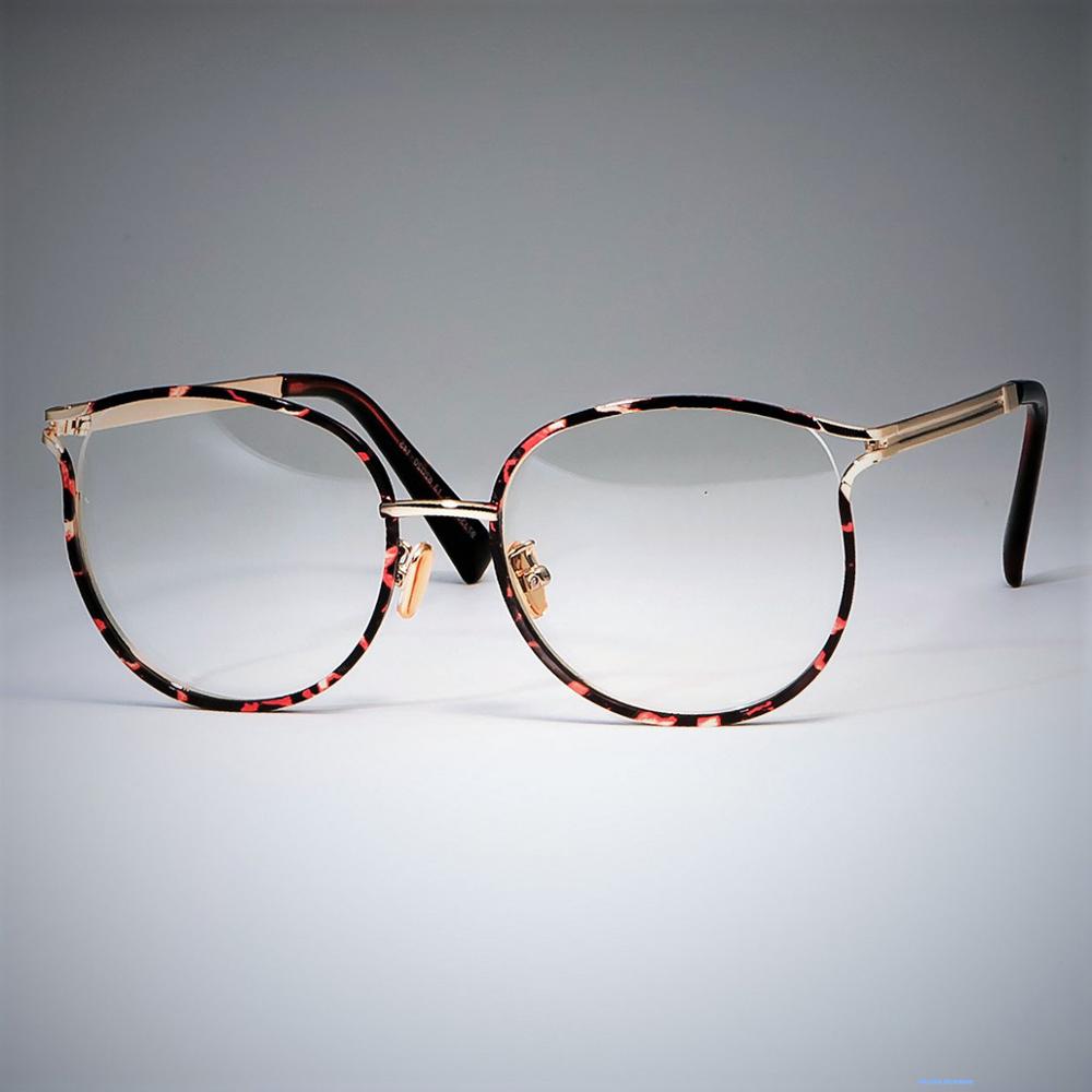 Cute Cat Eye Glasses Metal Frames