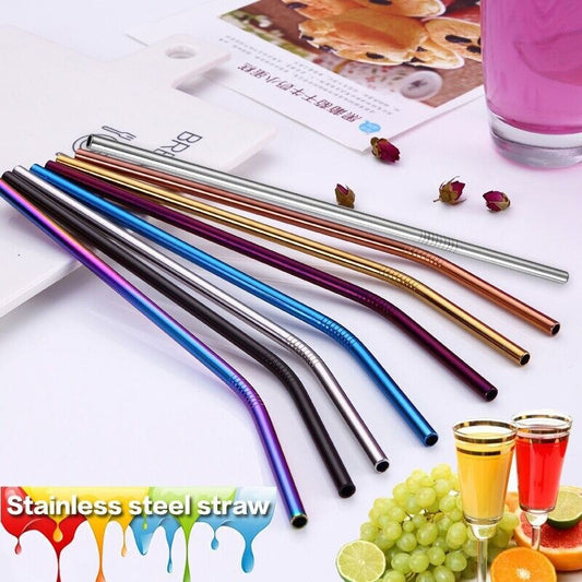 Go Green with Stainless Steel Metal Straws