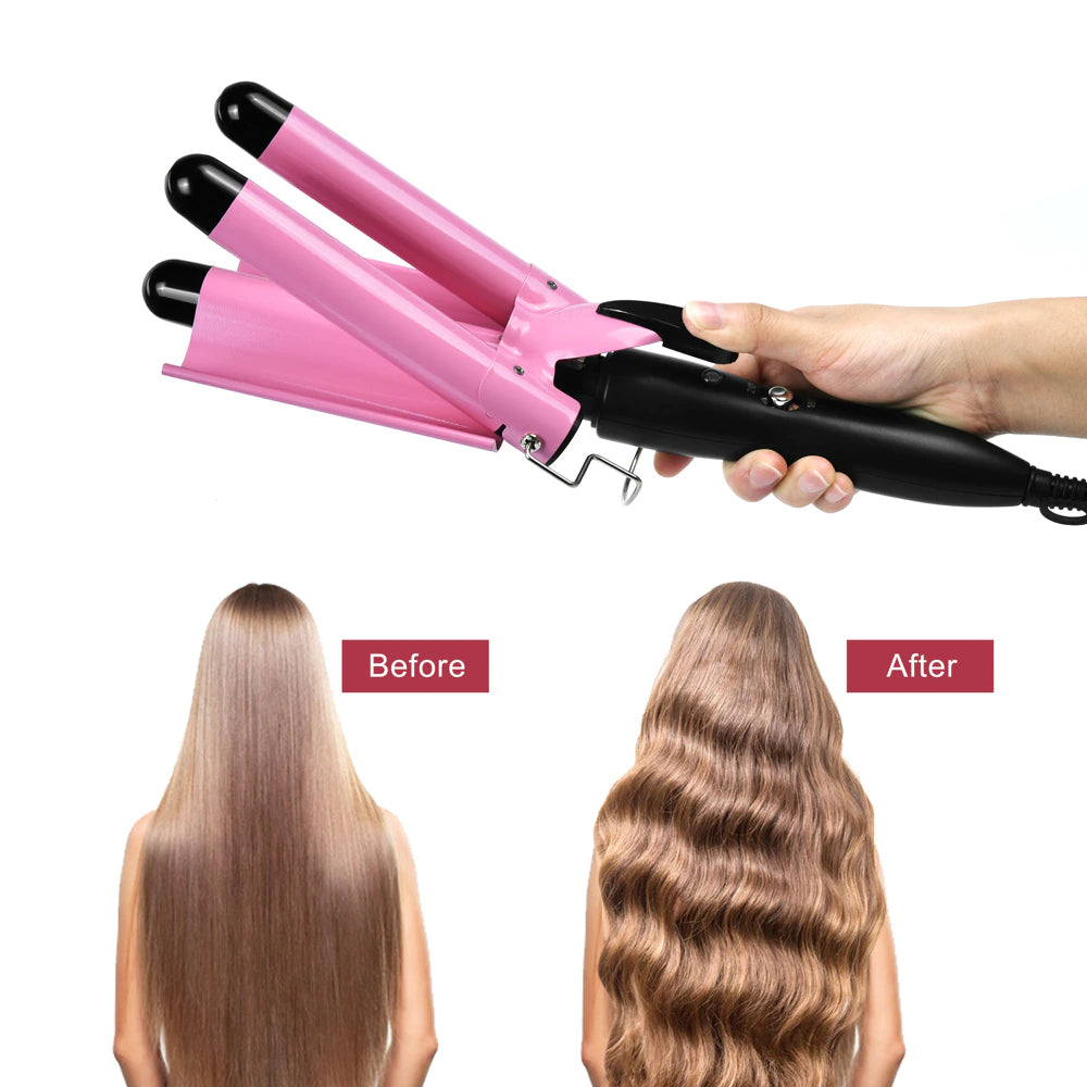 Fabulous 3 Barrels Hair Curling Iron