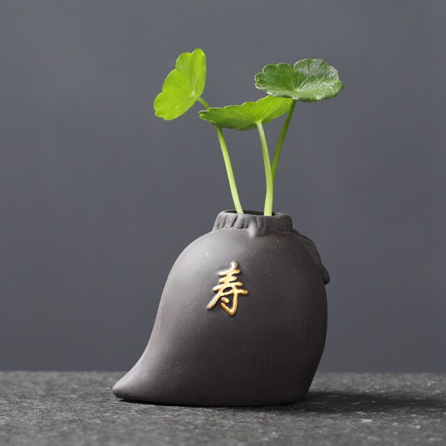 Creativity Purple Clay Fingertip Tea Pot