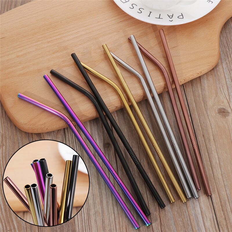 Go Green with Stainless Steel Metal Straws
