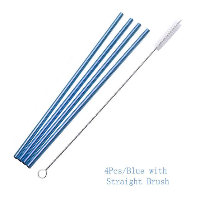 Go Green with Stainless Steel Metal Straws