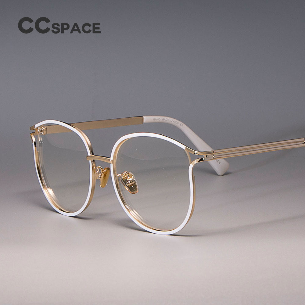 Cute Cat Eye Glasses Metal Frames