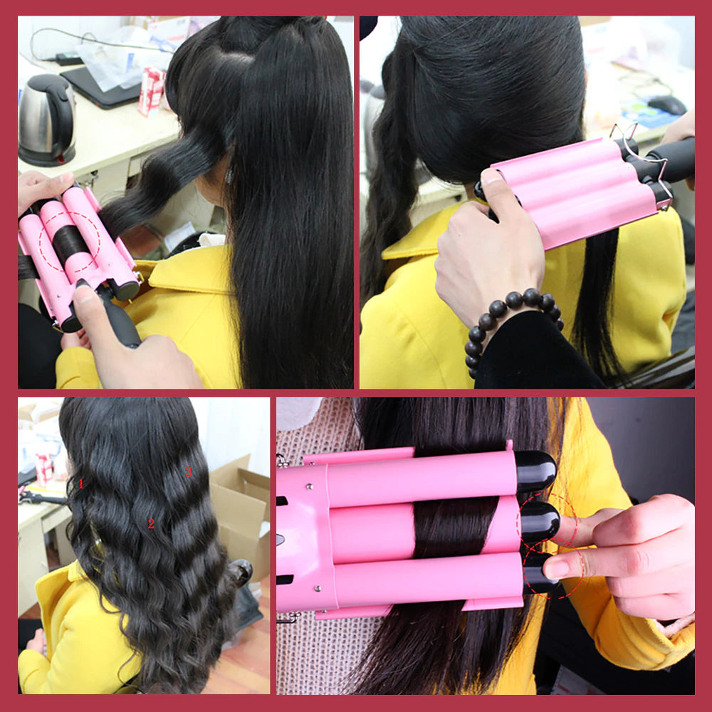 Fabulous 3 Barrels Hair Curling Iron