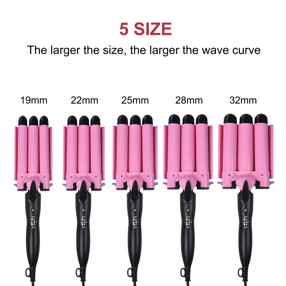 Fabulous 3 Barrels Hair Curling Iron