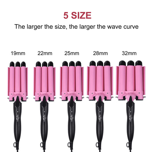 Fabulous 3 Barrels Hair Curling Iron