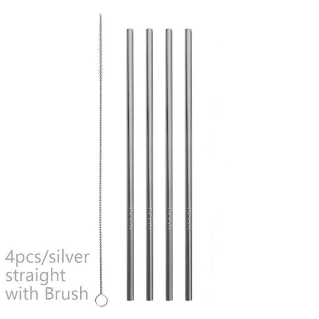 Go Green with Stainless Steel Metal Straws