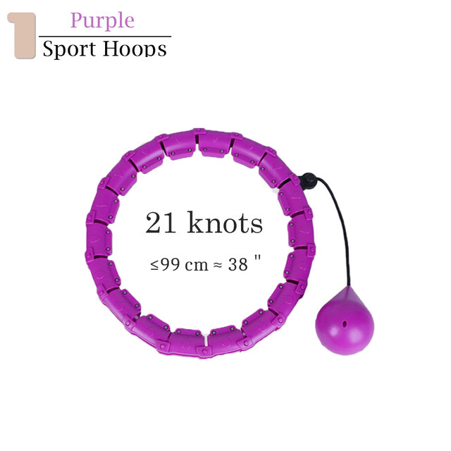 Smart Adjustable Sport Hoops Abdominal Thin Waist Exercise Detachable Hola Massage Fitness Hoop Gym Home Training Weight Loss