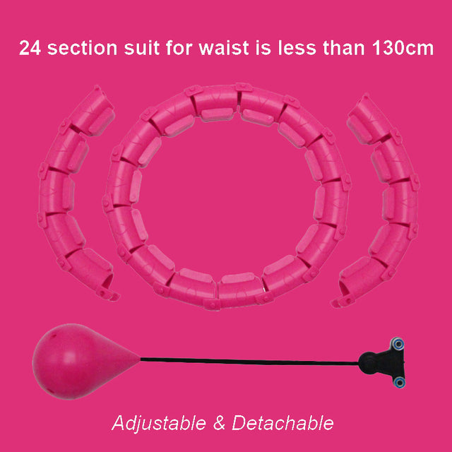 Smart Adjustable Sport Hoops Abdominal Thin Waist Exercise Detachable Hola Massage Fitness Hoop Gym Home Training Weight Loss