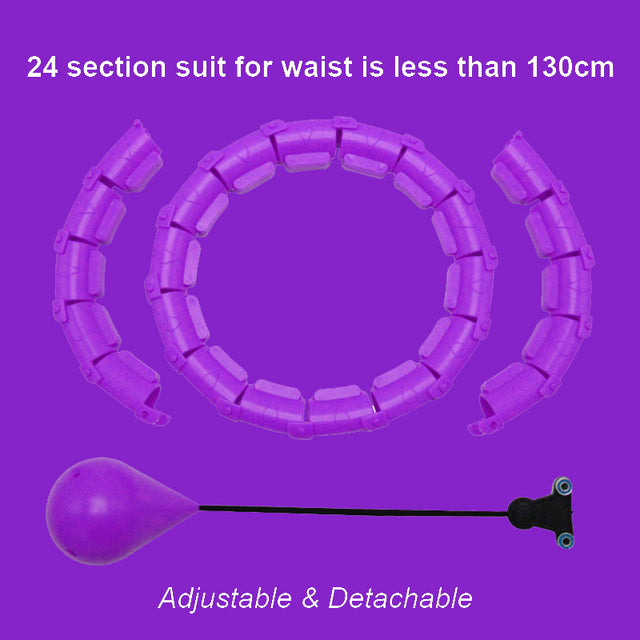 Smart Adjustable Sport Hoops Abdominal Thin Waist Exercise Detachable Hola Massage Fitness Hoop Gym Home Training Weight Loss