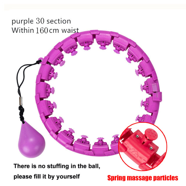 Smart Adjustable Sport Hoops Abdominal Thin Waist Exercise Detachable Hola Massage Fitness Hoop Gym Home Training Weight Loss